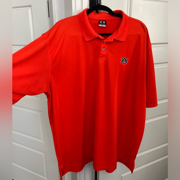 Under Armour Other - Under Armour Orange Auburn Polo